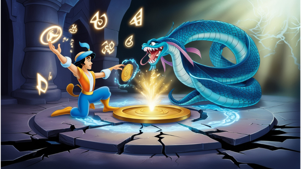 Aladdin and the Sapphire Serpent