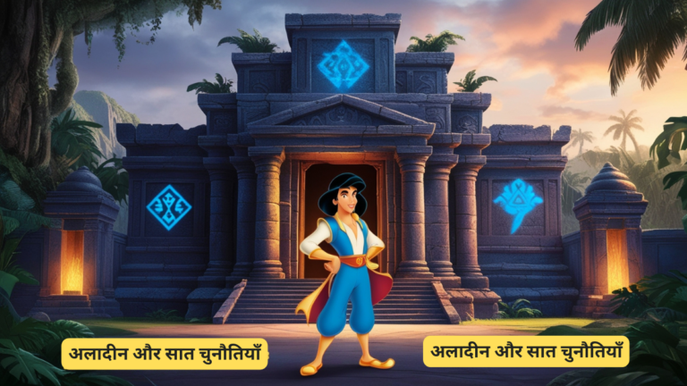 ALADIN AND SEVEN TRIALS HINDI STORY